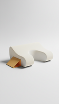 Cuscino sagomato premium con packaging minimalista